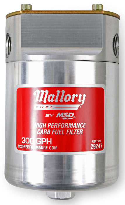 Mallory Billet Fuel Filter Assembly (MSD29247)