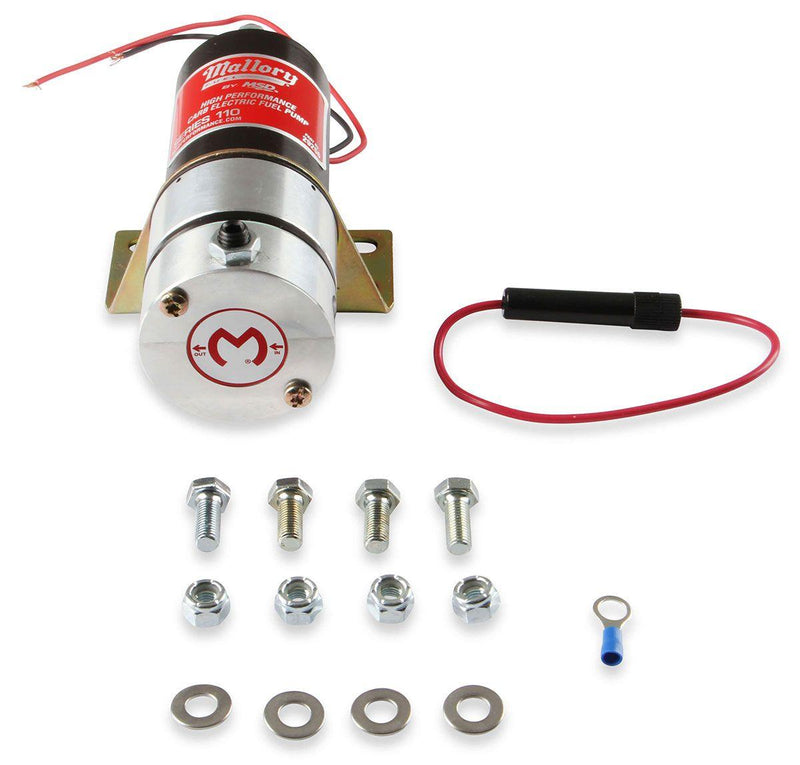 MSD Mallory 110 GPH Competition Electric Fuel Pump (MSD29256)