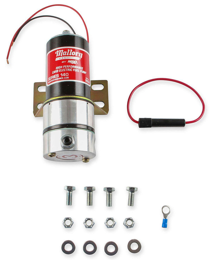 MSD Mallory 140 GPH Competition Electric Fuel Pump (MSD29259) MSD29259