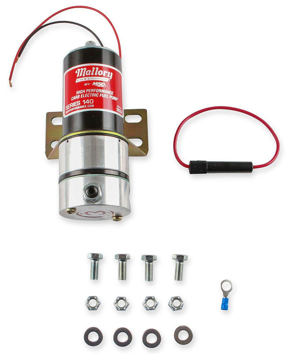 MSD Mallory 140 GPH Competition Electric Fuel Pump (MSD29259)