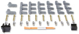 MSD UNIVERSAL RED 90 DEG SPARK PLUG LEADS POINTS & HEI SUPER CONDUCTOR MSD 31239 (MSD31239)