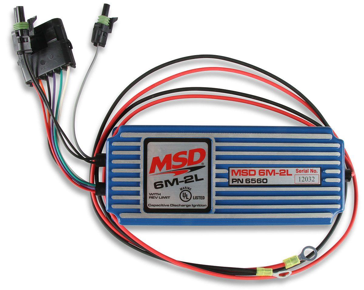 MSD 6M-2L Ignition Control Marine Ignition Control (MSD6560) MSD6560