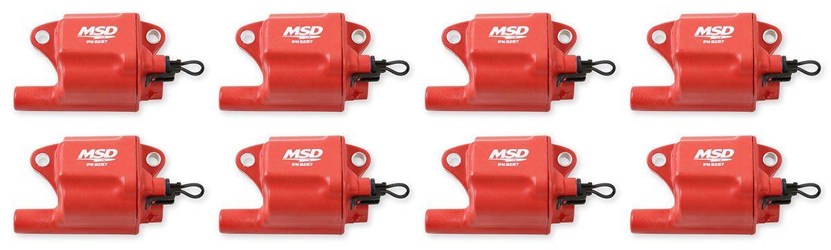 MSD Multiple Spark Coil Kit - Red (MSD82878)