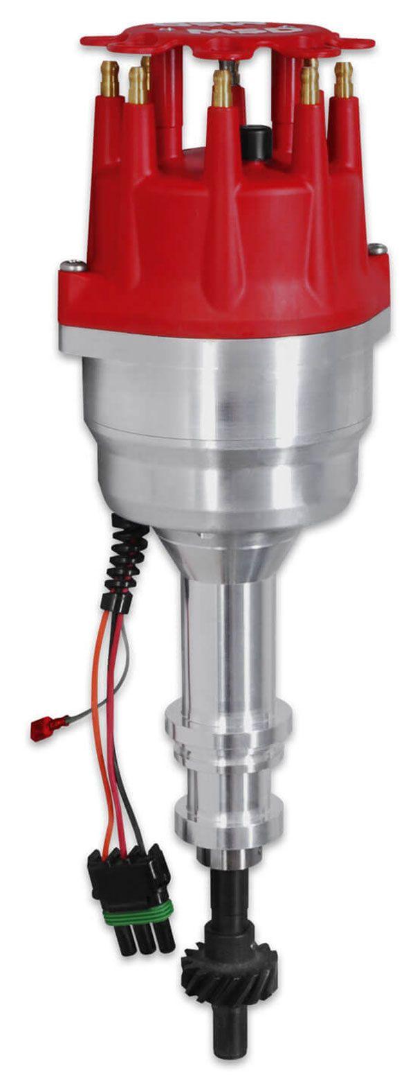 MSD Marine Pro-Billet Ready-To-Run Distributor with Iron Gear .510" Dia. (13mm) (MSD83506) MSD83506