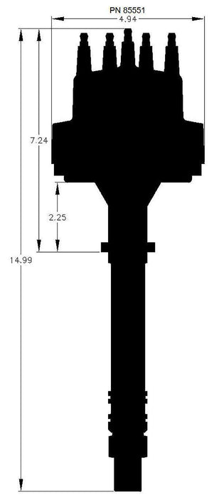 MSD Pro-Billet Distributor (MSD85551)