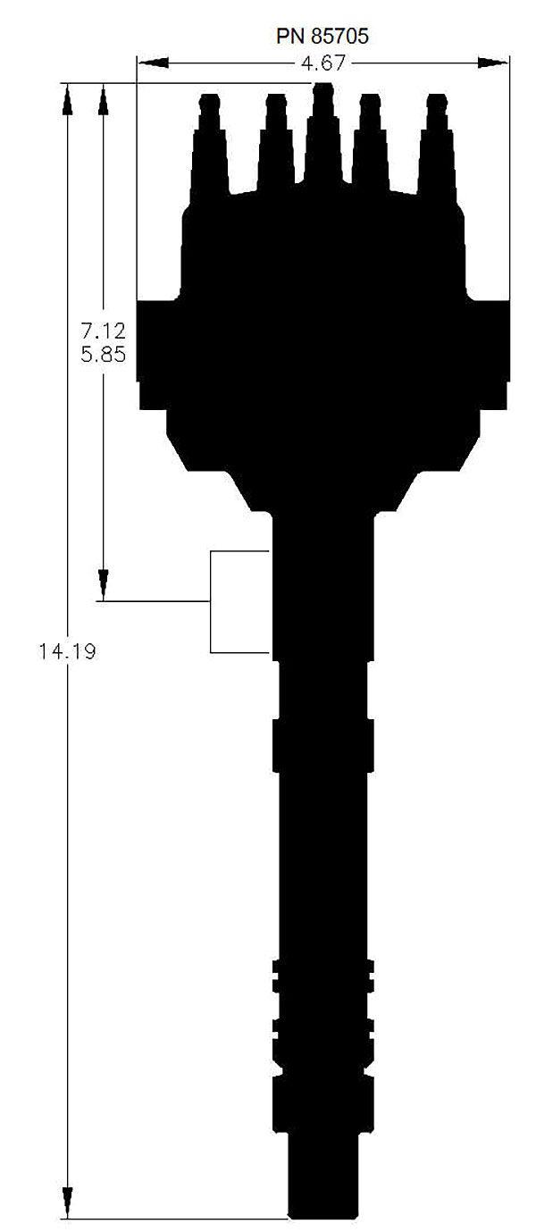 MSD Pro Billet Distributor (MSD85705)