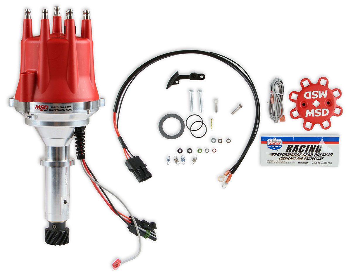 MSD Pro-Billet Ready-To-Run Distributor with Vacuum Advance (MSD85891) MSD85891