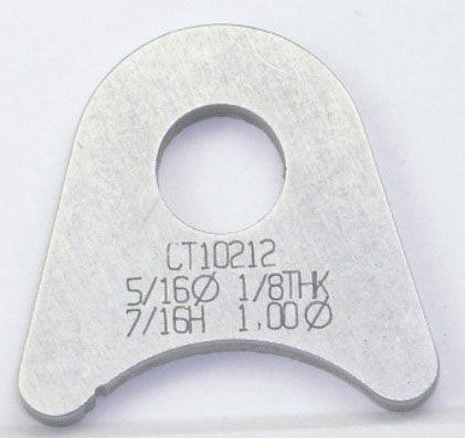 Meziere Weld-On Flat Tab 4130 Steel (MZCT10212B)