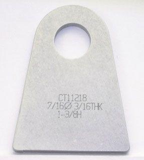 Meziere Weld-On Flat Tab 4130 Steel (MZCT11212B) MZCT11212B