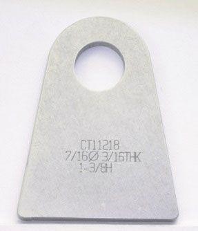 Meziere Weld-On Flat Tab 4130 Steel (MZCT11212C)