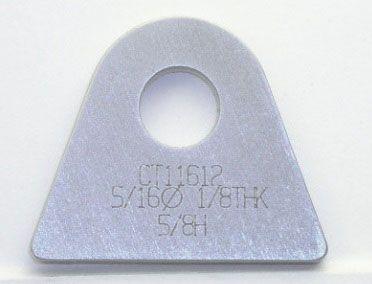 Meziere Weld-On Flat Tab 4130 Steel (MZCT11612B) MZCT11612B