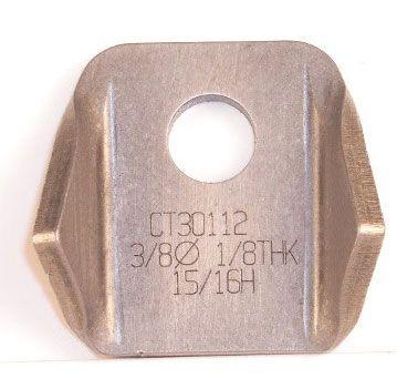 Meziere Weld-On Bent Tab 4130 Steel (MZCT30112B) MZCT30112B
