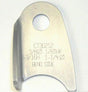 Meziere Weld-On Tab Bent Left 4130 Steel (MZCT30212B) MZCT30212B
