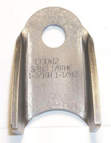Meziere Weld-On Bent Tab 4130 Steel (MZCT30412B) MZCT30412B