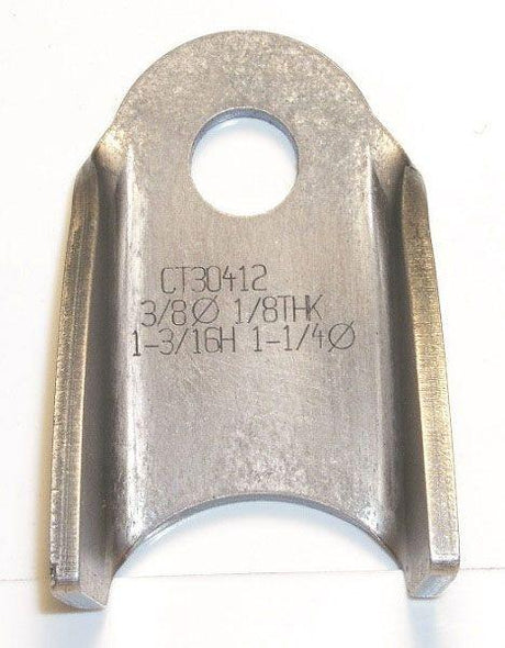Meziere Weld-On Bent Tab 4130 Steel (MZCT30412C) MZCT30412C
