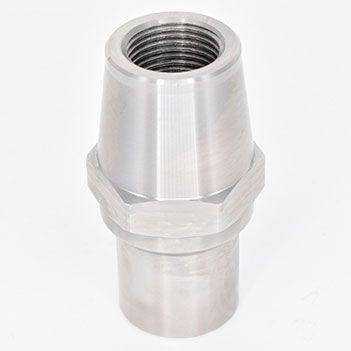 Meziere Weld-In Female Tube End 4130 Steel With Hex (MZRE1025FL) MZRE1025FL