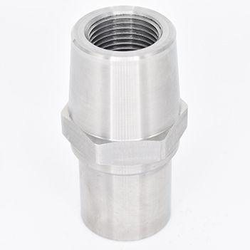 Meziere Weld-In Female Tube End 4130 Steel With Hex (MZRE1026GL) MZRE1026GL
