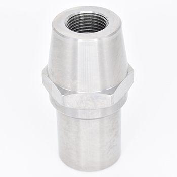 Meziere Weld-In Female Tube End 4130 Steel With Hex (MZRE1030FL) MZRE1030FL