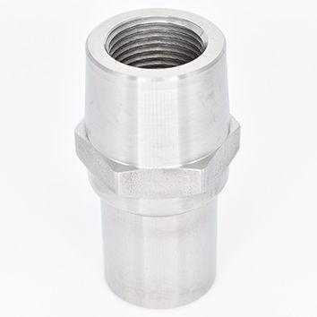 Meziere Weld-In Female Tube End 4130 Steel With Hex (MZRE1030HL) MZRE1030HL