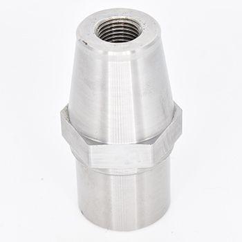 Meziere Weld-In Female Tube End 4130 Steel With Hex (MZRE1124DL) MZRE1124DL
