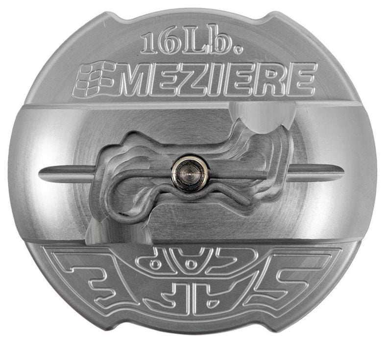 Meziere SafeCap Billet Locking Radiator Cap, 16lb. (MZWCC300)