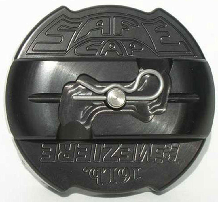 Meziere SafeCap Billet Locking Radiator Cap, 16lb. (MZWCC301)