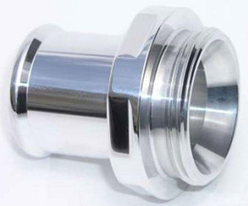 Meziere Water Neck Fitting, For 1-1/4" Hose, Chrome Finish (MZWN0031C)