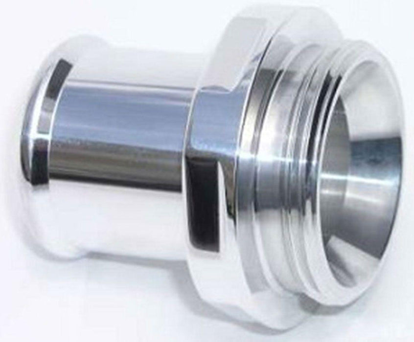 Meziere Water Neck Fitting, For 1-1/2" Hose, Polished Finish (MZWN0032U)