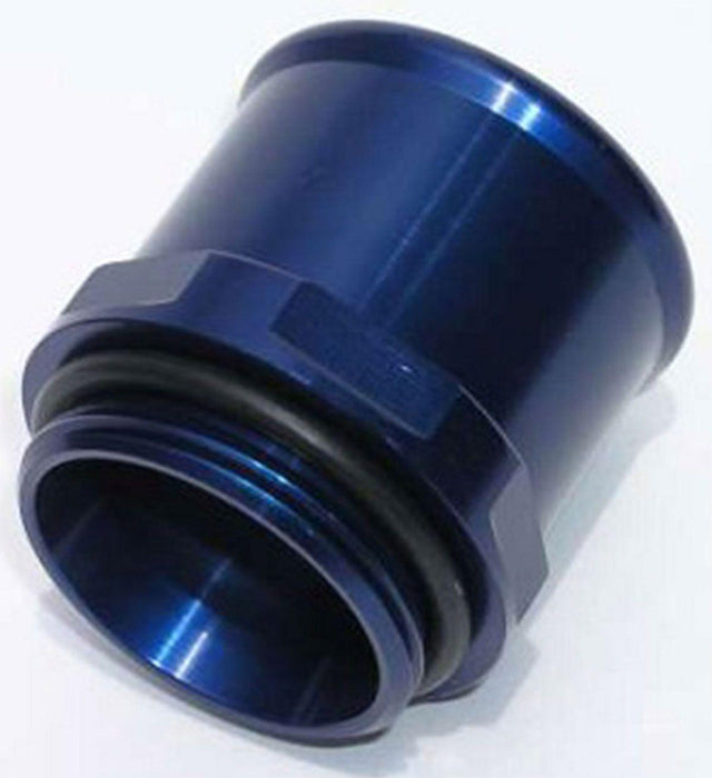 Meziere Water Neck Fitting, For 1-3/4" Hose, Blue Finish (MZWN0033B)