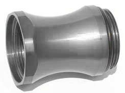 Meziere -20AN Water Neck 2.6" Extension Fitting, Black (MZWN2000S) MZWN2000S