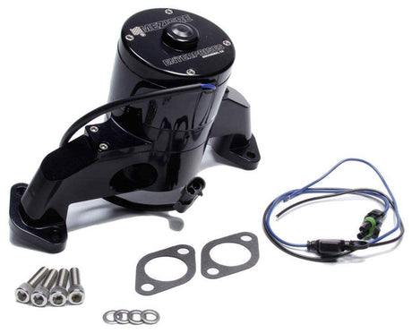 Meziere Big Block Chev Electric Water Pump, Black Finish (MZWP100SHD) MZWP100SHD