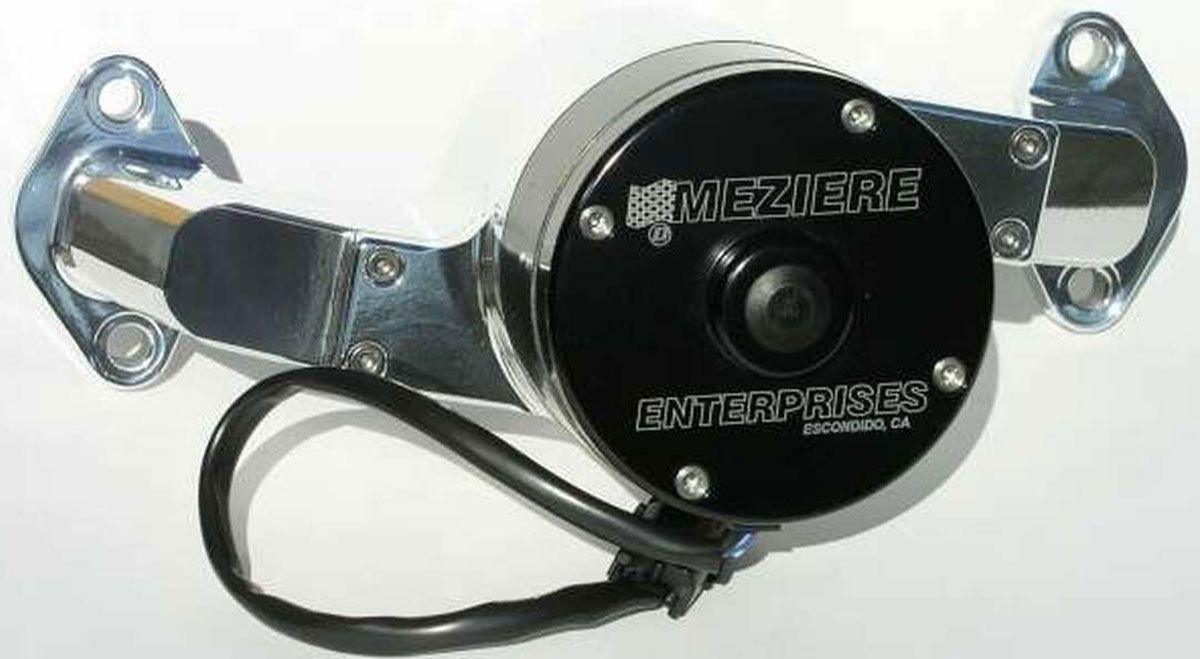 Meziere Big Block Chev Electric Water Pump, Polished Finish (MZWP100UHD)