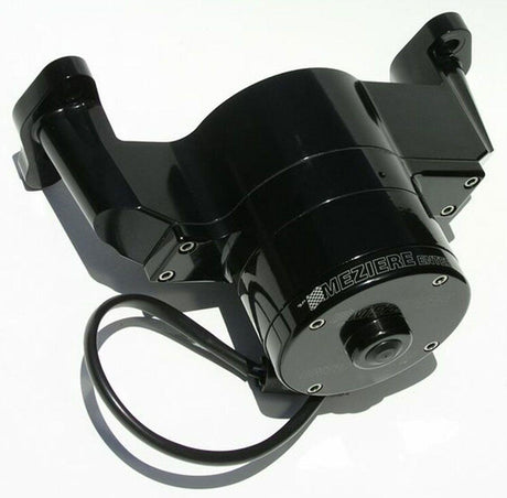 Meziere Small Block Chev Electric Water Pump, Black Finish (MZWP101S) MZWP101S