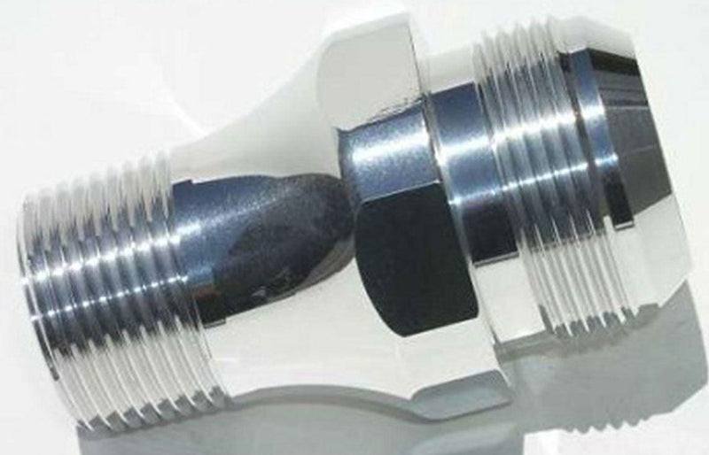 Meziere Inlet Fitting, 100 Series Electric Water Pumps -20AN Chrome Finish (MZWP1020C) MZWP1020C