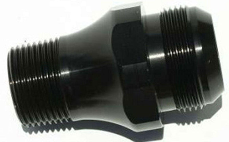 Meziere Inlet Fitting, 100 Series Electric Water Pumps -20AN Black Finish (MZWP1020S) MZWP1020S