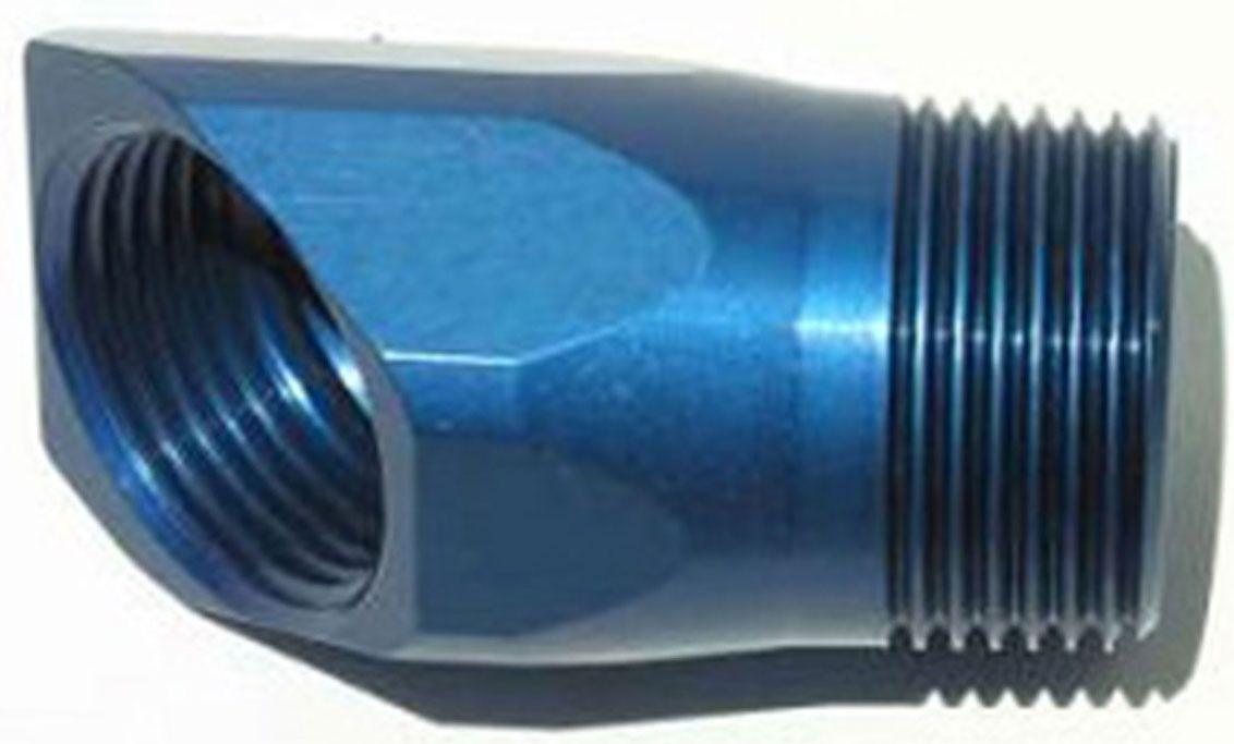 Meziere Inlet Fitting Adapter, Blue Finish (MZWP1045B)