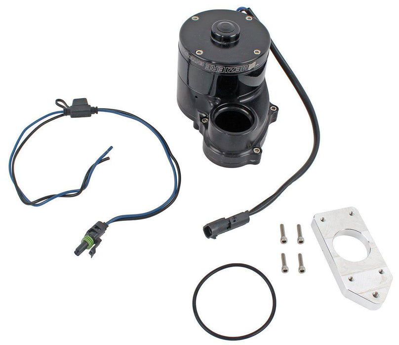 Meziere Big Block Chrysler Electric Water Pump, Black Finish (MZWP105SHD)