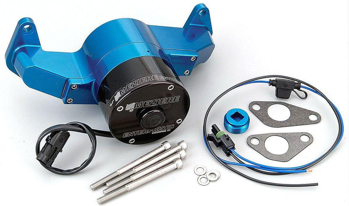 Meziere Big Block Ford 429/460 Electric Water Pump, Blue Finish (MZWP108B)