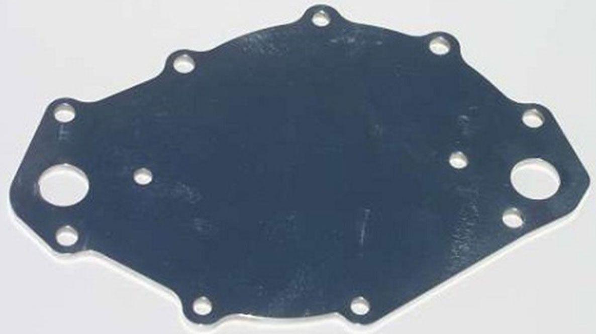 Meziere Big Block Ford 429/460 Backing Plate, Polished Finish (MZWP109U)