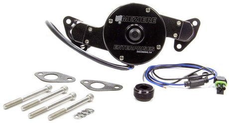 Meziere Small Block Ford Electric Water Pump, Black Finish (MZWP111S) MZWP111S