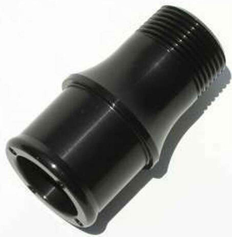 Meziere Inlet fitting, for 100 series electric water pumps, Black Finish (MZWP1125S) MZWP1125S