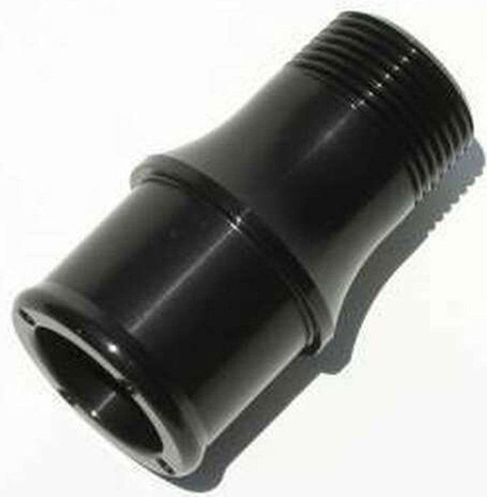 Meziere Inlet fitting, for 100 series electric water pumps, Black Finish (MZWP1125S)