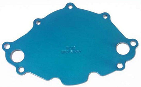 Meziere Small Block Ford Backing plate, Blue Finish (MZWP112B) MZWP112B