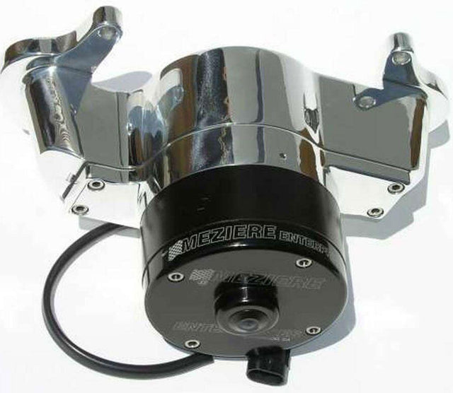 Meziere Small Block Chrysler Electric Water Pump, Polished Finish (MZWP114U) MZWP114U
