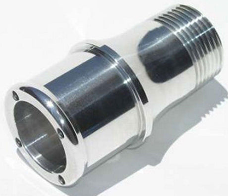 Meziere Inlet Fitting For 100 Series Electric Water Pumps Polished Finish (MZWP1150U) MZWP1150U