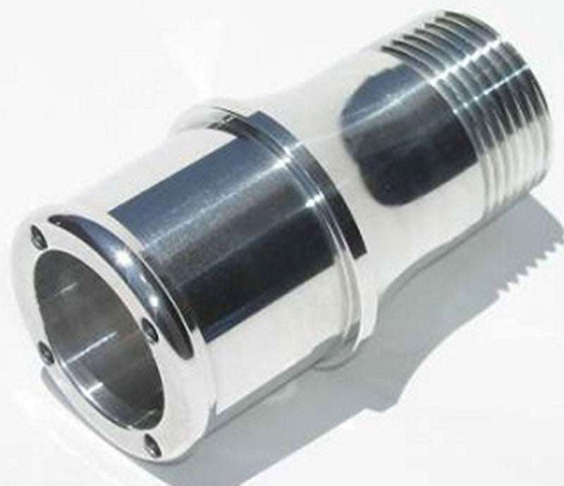 Meziere Inlet Fitting For 100 Series Electric Water Pumps Polished Finish (MZWP1150U) MZWP1150U