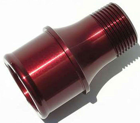 Meziere Inlet Fitting, For 100 Series Electric Water Pumps Red Finish (MZWP1175R) MZWP1175R