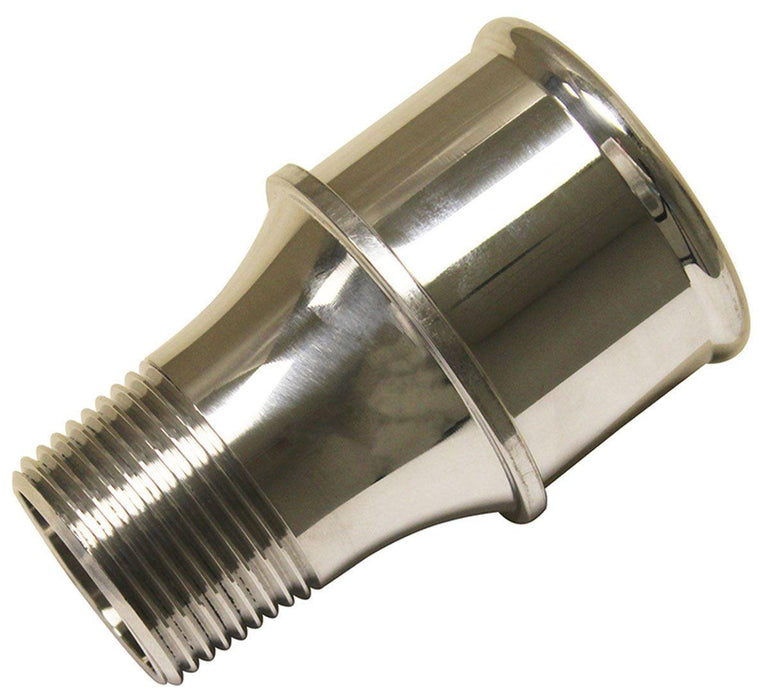 Meziere Inlet Fitting, For 100 Series Electric Water Pumps Polished Finish (MZWP1175U)