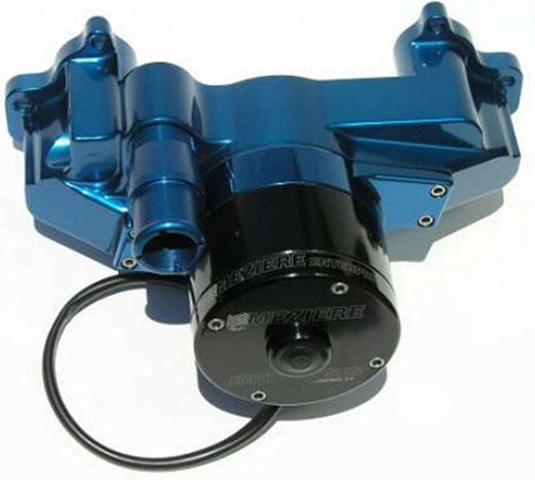 Meziere GM LS1 thru LS8 Electric Water Pump, Blue Finish (MZWP119B)