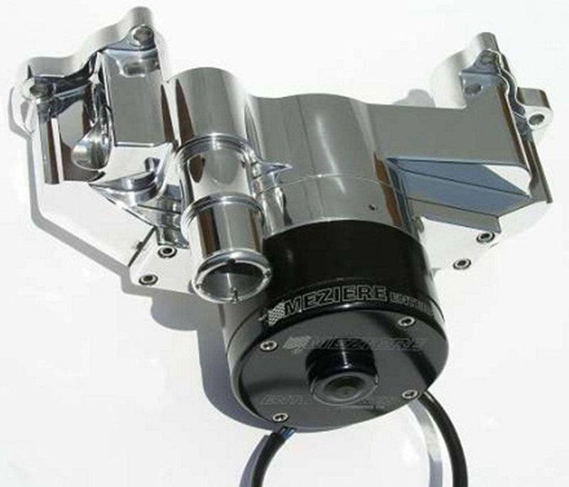 Meziere GM LS1 thru LS8 Electric Water Pump, Polished Finish (MZWP119U) MZWP119U